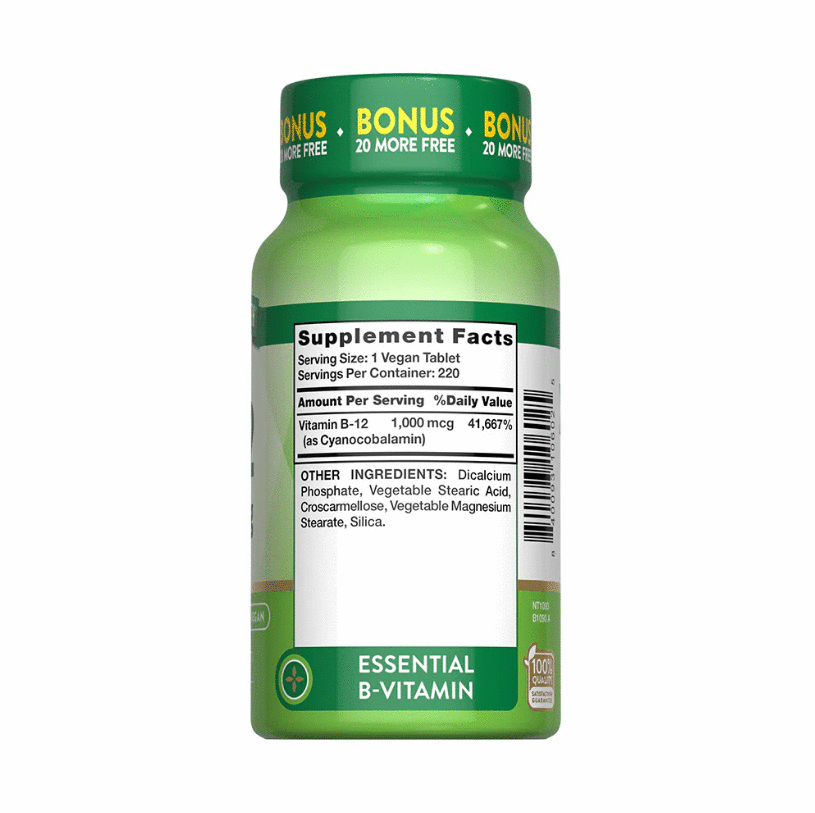 VITAMINA B12 1,000 MCG