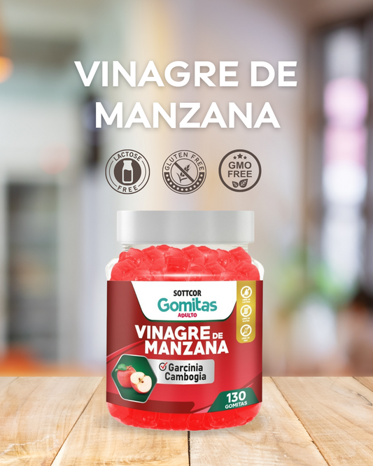 Gomitas de Vinagre de Manzana con Garcinia Cambogia – 130 unidades