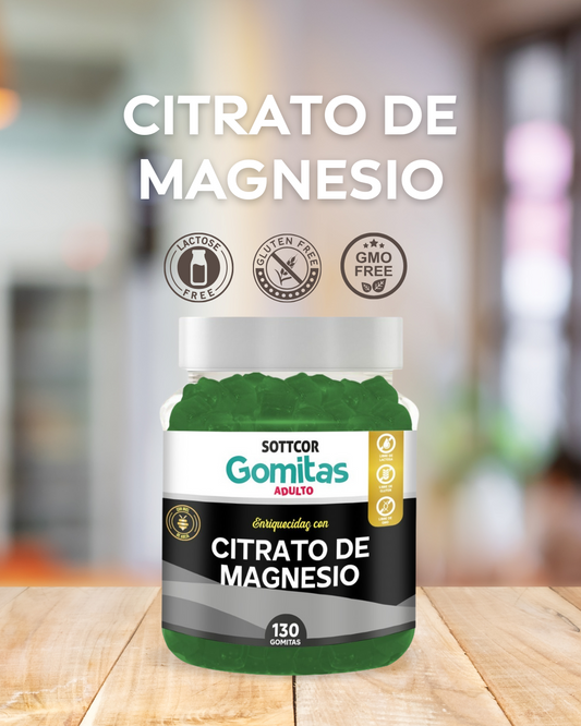 Gomitas de Citrato de Magnesio l con Miel de Abeja – 130 unidades