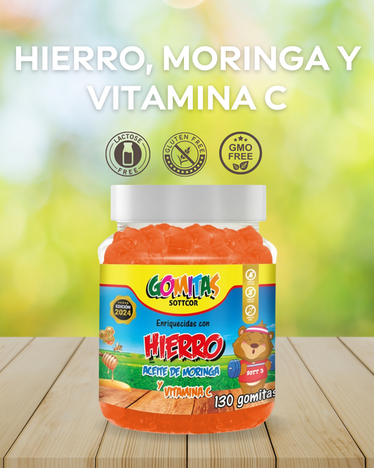 Gomitas de Hierro Kids l Moringa l Vitamina C – 130 unidades