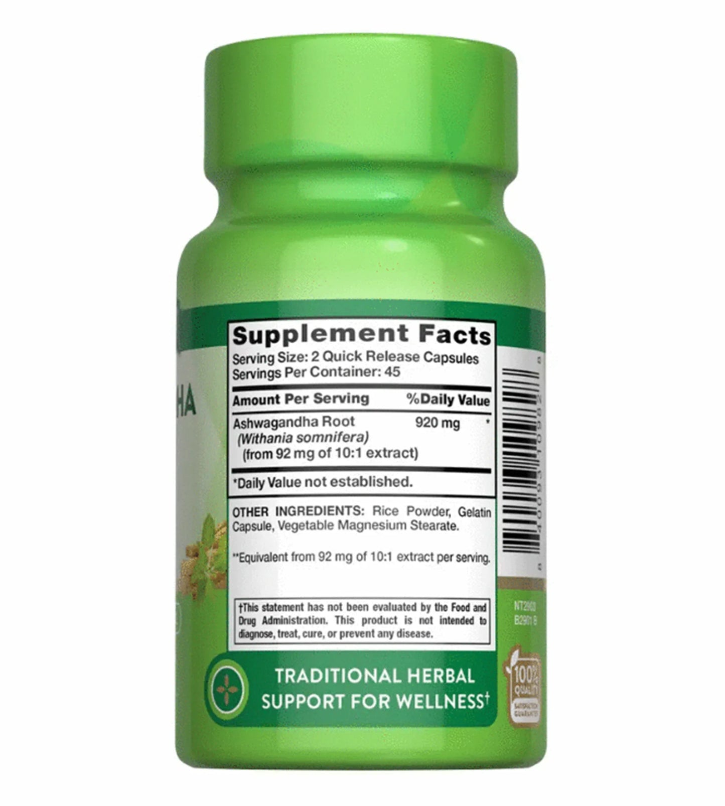 ASHWAGANDHA ROOT  920 MG