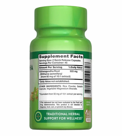 ASHWAGANDHA ROOT  920 MG