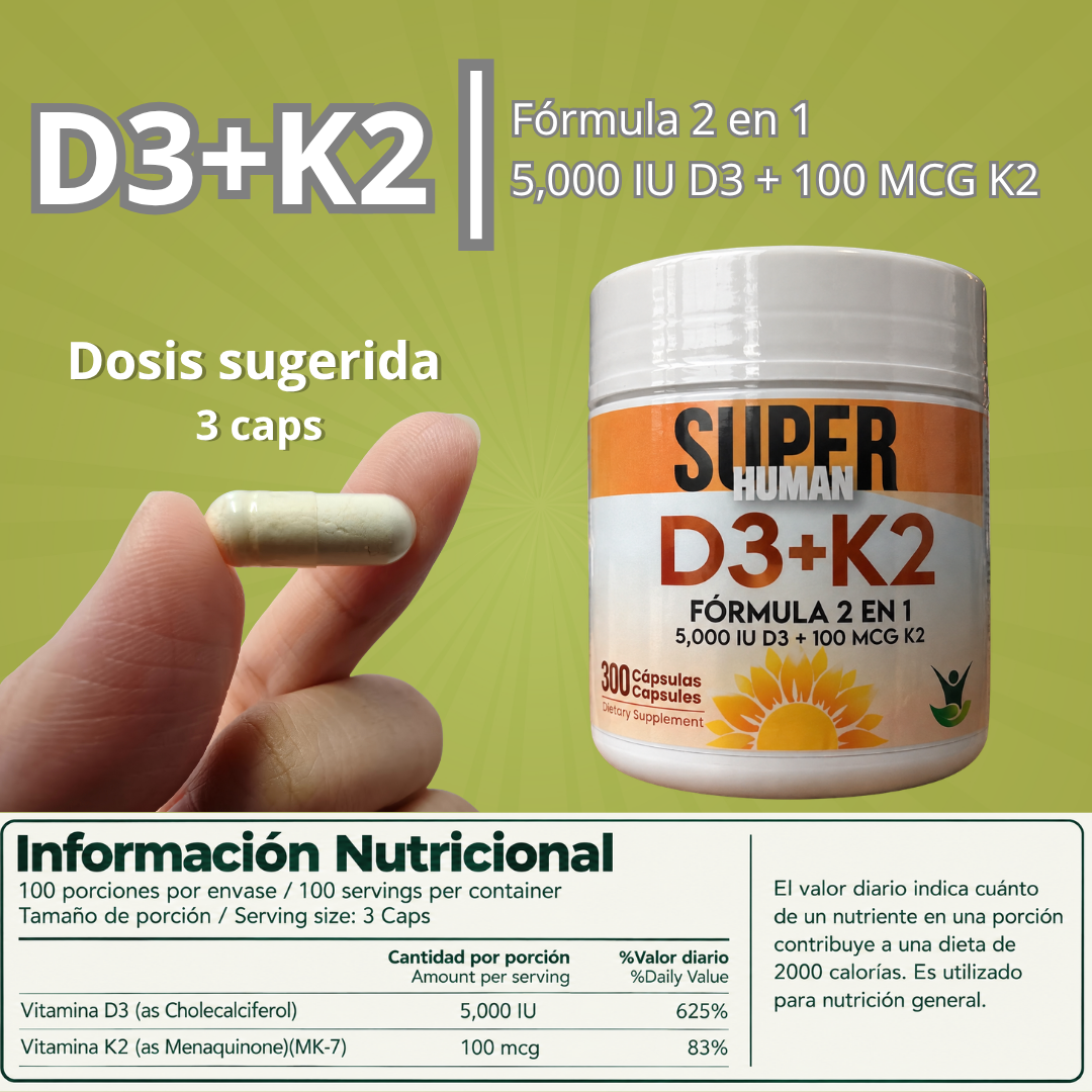 Pack Crecimiento Completo (2 Fórmula + HGH + D3+K2)