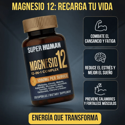 Magnesio 12 en 1 Complex - SuperHuman™