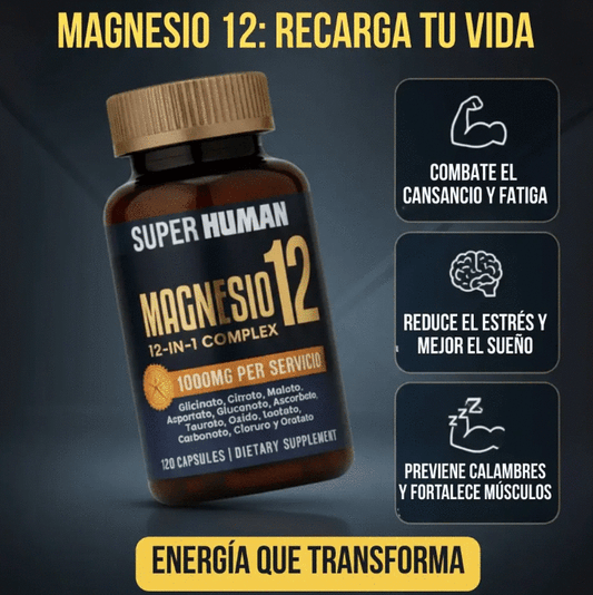 Magnesio 12 en 1 Complex - SuperHuman™