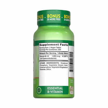 VITAMINA B12  1,000 MCG