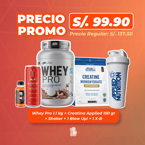 WHEY PRO 1KG + CREATINA 150GR