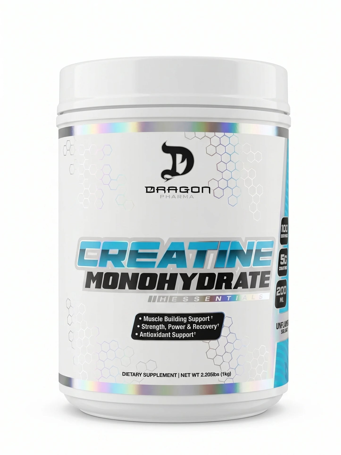 Creatina Monohidratada 300gr - DRAGON PHARMA