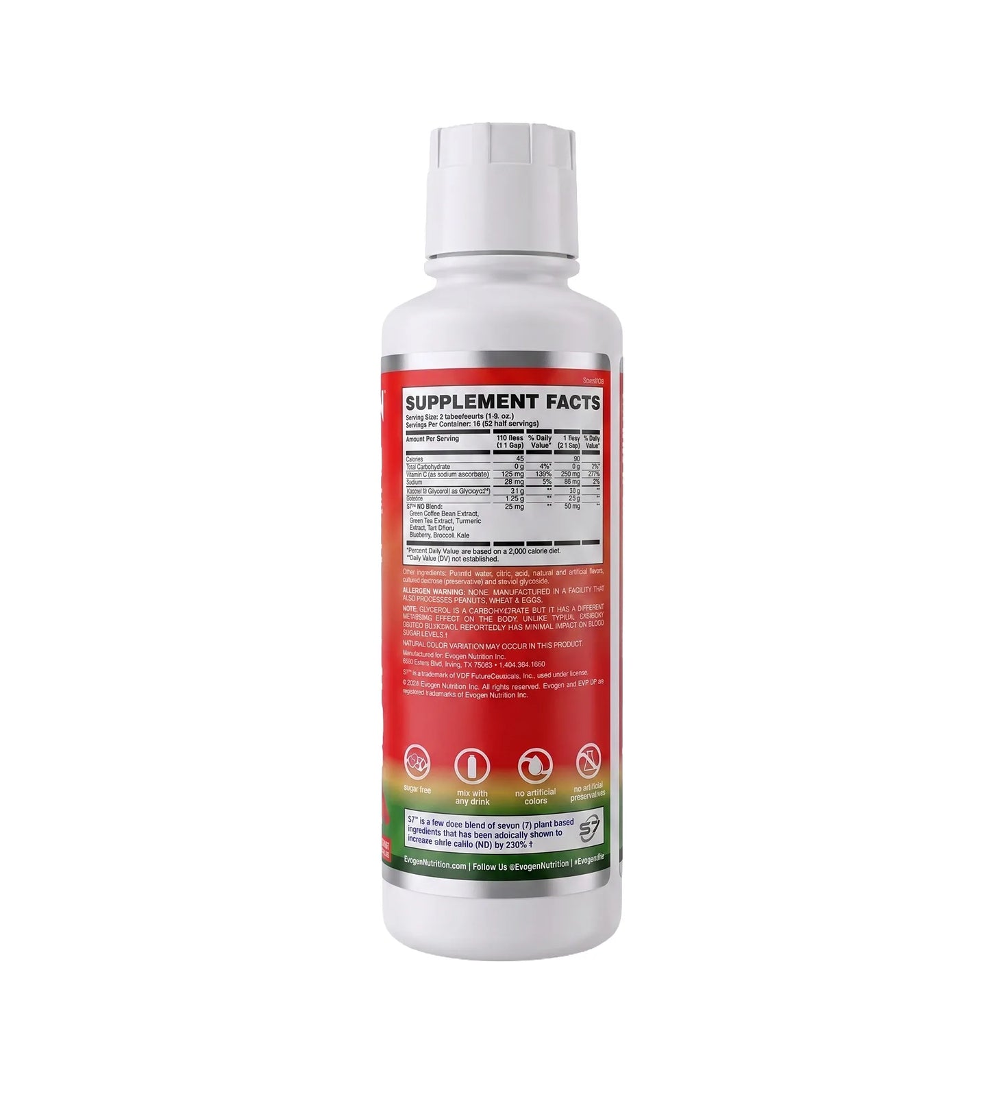 EVOGEN 473 ml - Pre Entreno