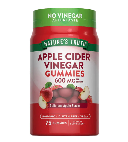 GOMITAS DE VINAGRE DE MANZANA  600 MG - NATURE´S TRUTH