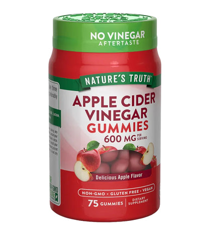 GOMITAS DE VINAGRE DE MANZANA  600 MG - NATURE´S TRUTH