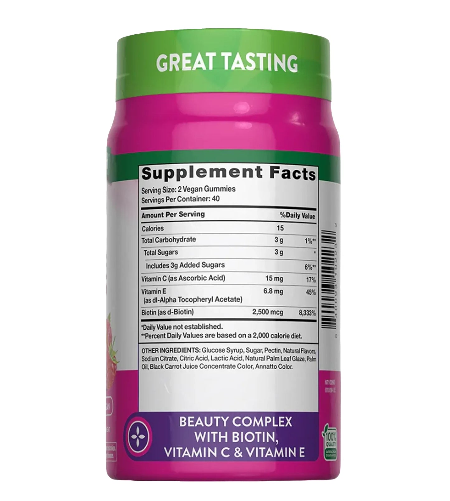GOMITAS HAIR, SKIN & NAILS + BIOTIN. 80 gom