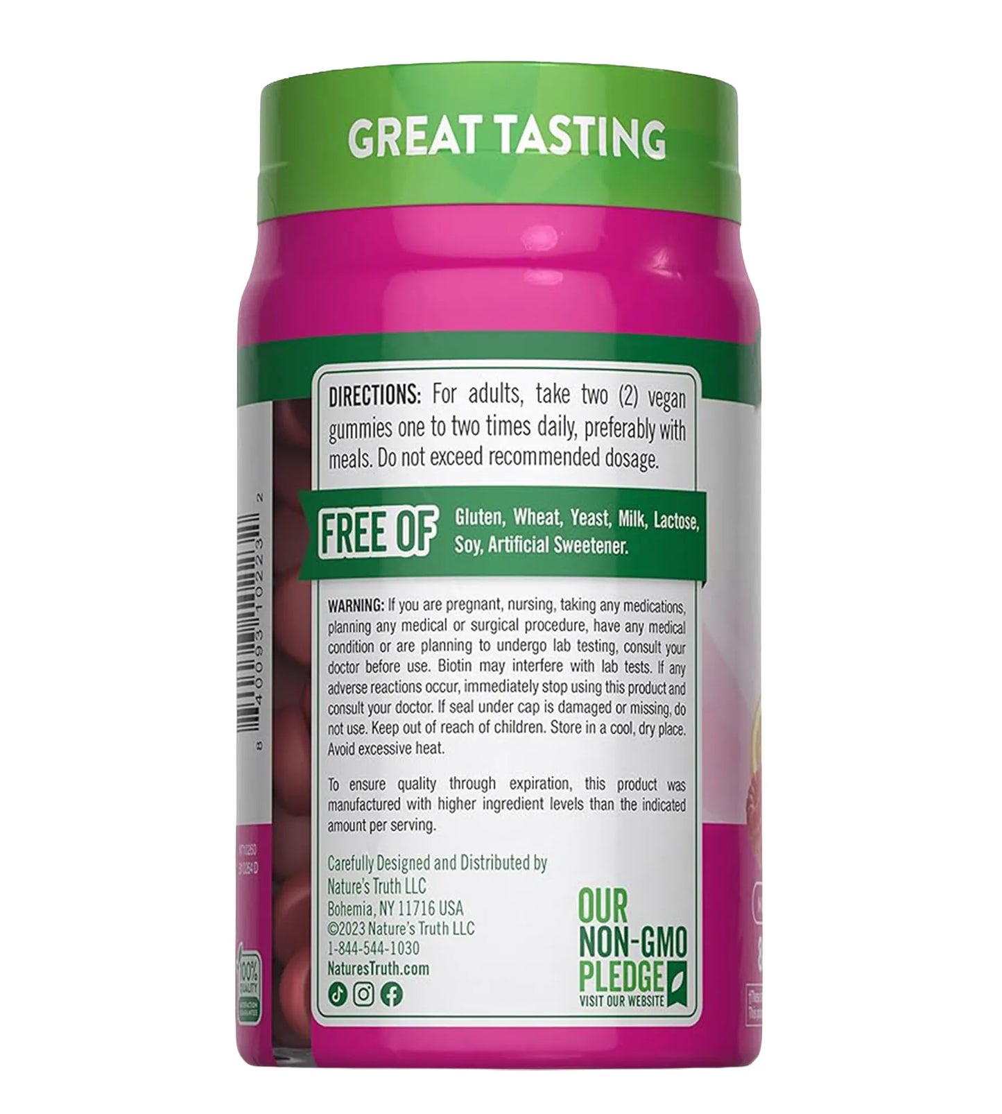 GOMITAS HAIR, SKIN & NAILS + BIOTIN. 80 gom