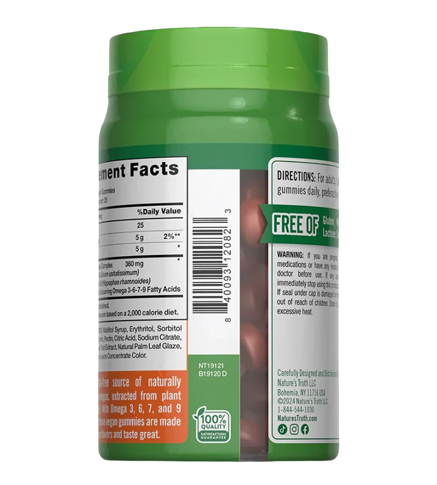 GOMITAS OMEGA 3, 6, 7, 9  360 MG
