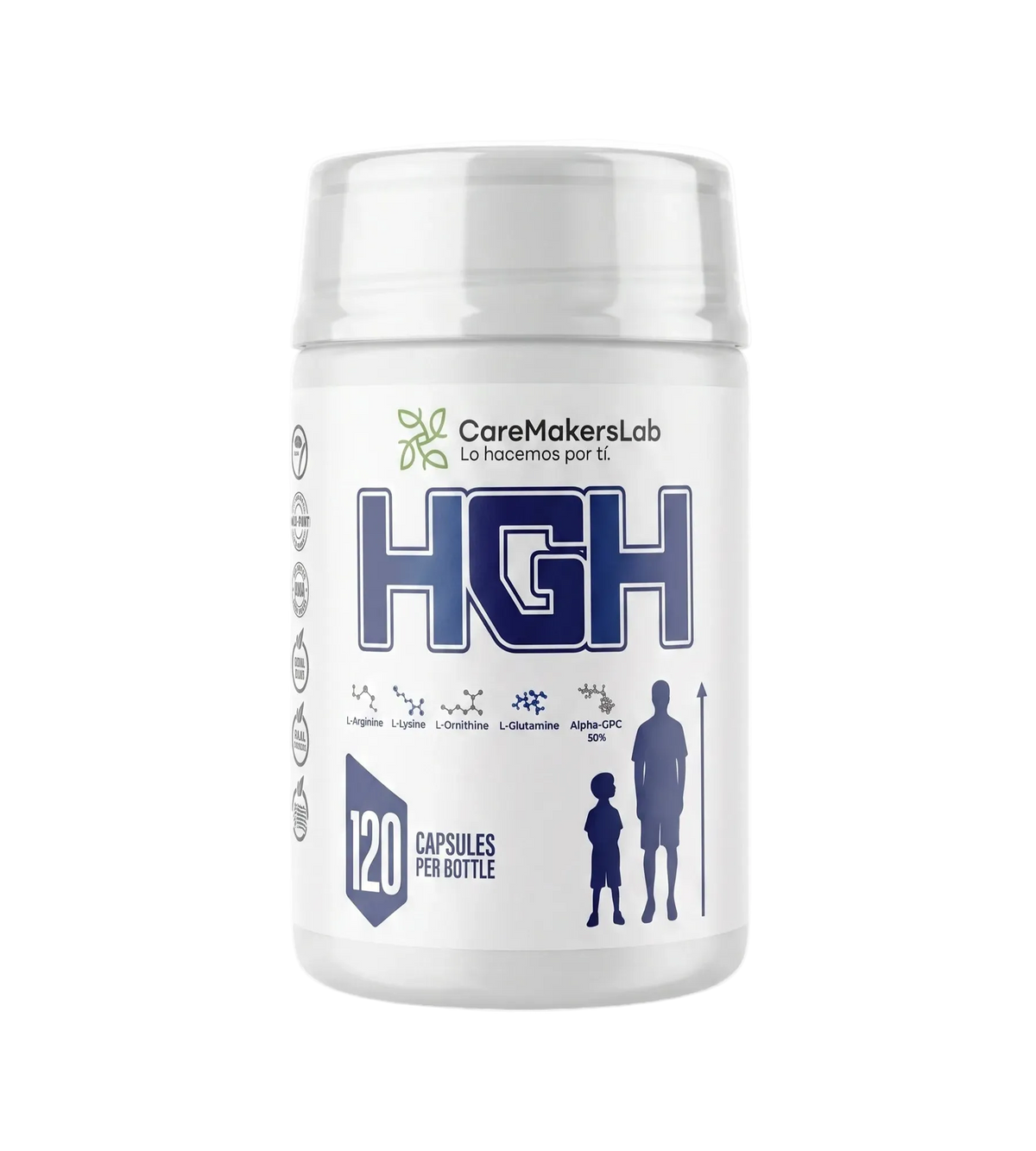 HGH - Crecimiento óptimo y desarrollo físico (120 cápsulas)