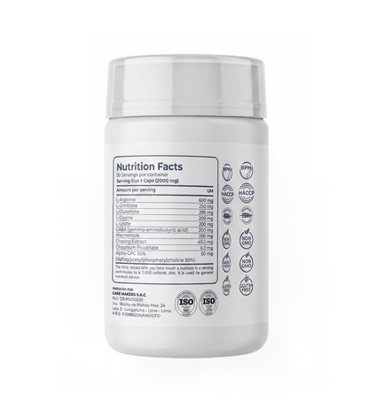 HGH - Crecimiento óptimo y desarrollo físico (120 cápsulas)