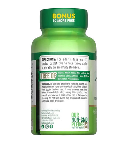 L-LYSINE - NATURE´S TRUTH. 130 cápsulas