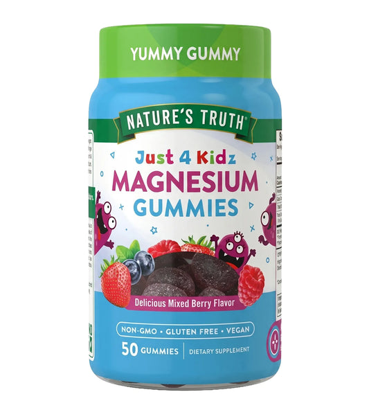Magnesio Kids Gummies. 50 gomitas