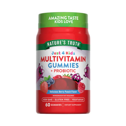 GOMITAS MULTIVITAMINICO + PROBIOTICOS PARA NIÑOS