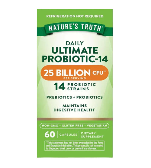 PROBIOTICS 25 BILLION CFU. 60 cápsulas
