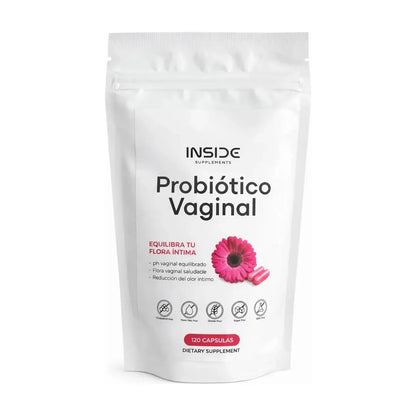 Probiótico Vaginal INSIDE, bolsa de 120 cápsulas