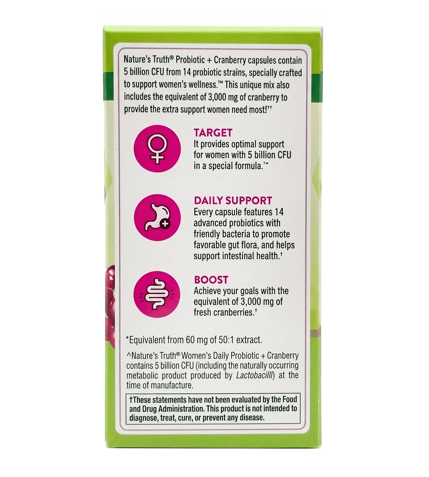 Probioticos + cranberry