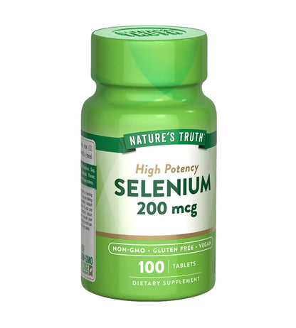 SELENIUM  200 MG. 100 tabletas