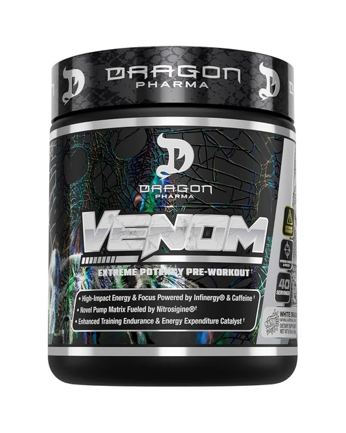 VENON 40 (40 servicios) - DRAGON PHARMA - Pre Entreno