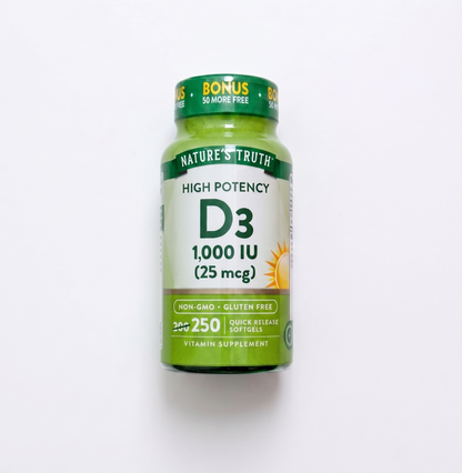 VITAMINA D3  1,000 IU