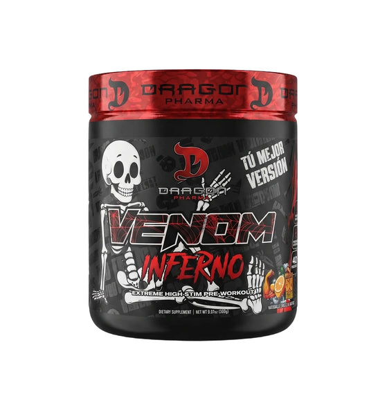 VENOM INFERNO brazo de limon (40 servicios) - DRAGON PHARMA- Pre Entreno